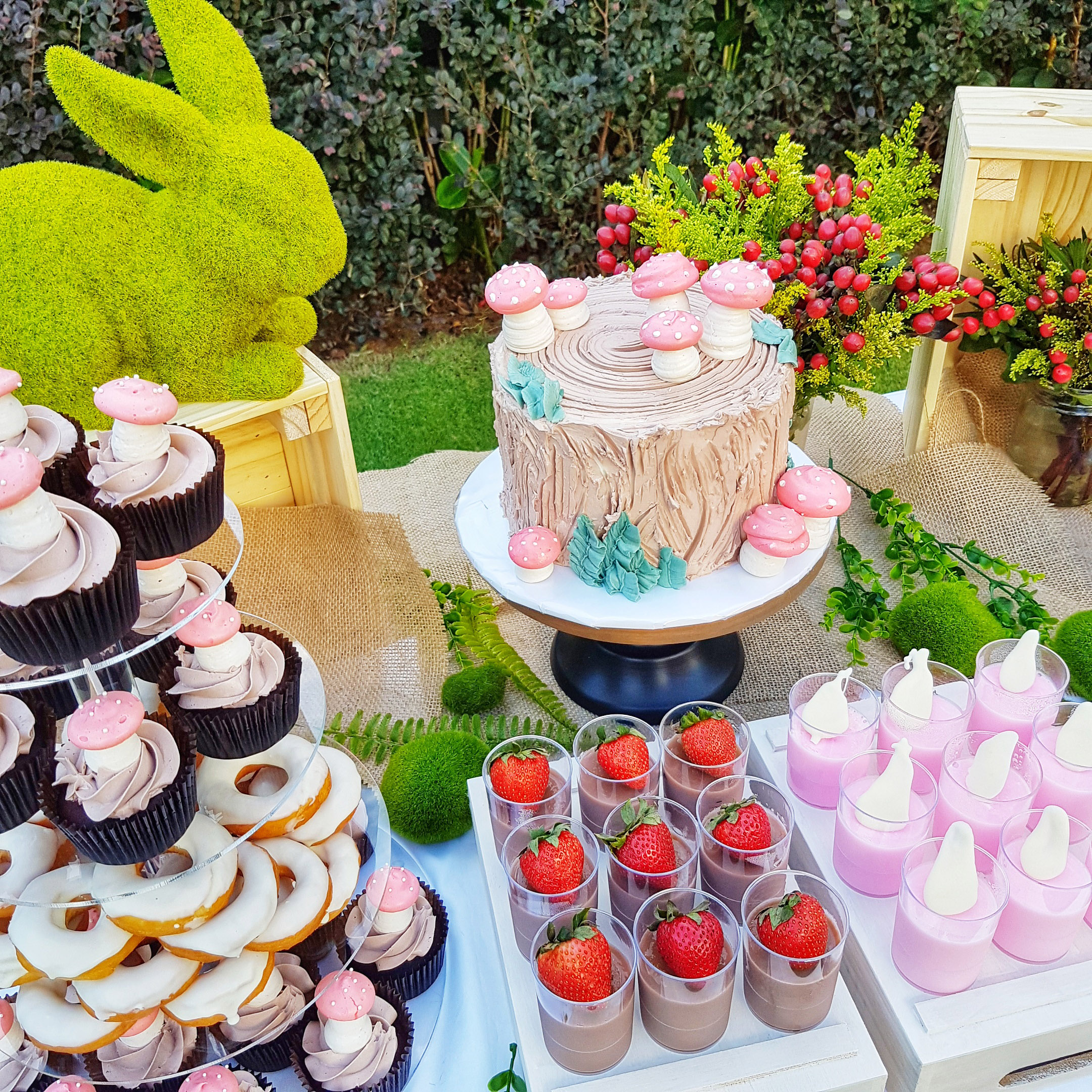 The Baking Experiment: Rustic Woodlands Dessert Table