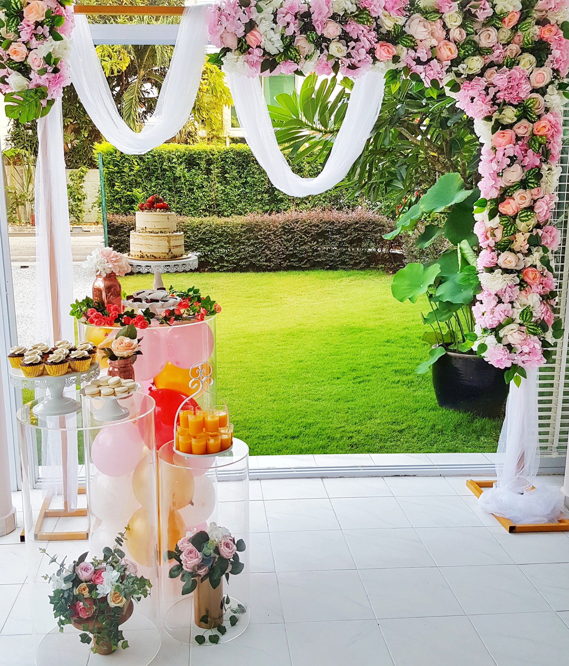 Wedding Reception Dessert Styling by The Baking Experiment